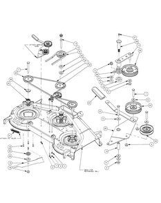 Part Location Diagram of 680-00029 Cub Cadet Idler Arm Assembly, Double, Includes: